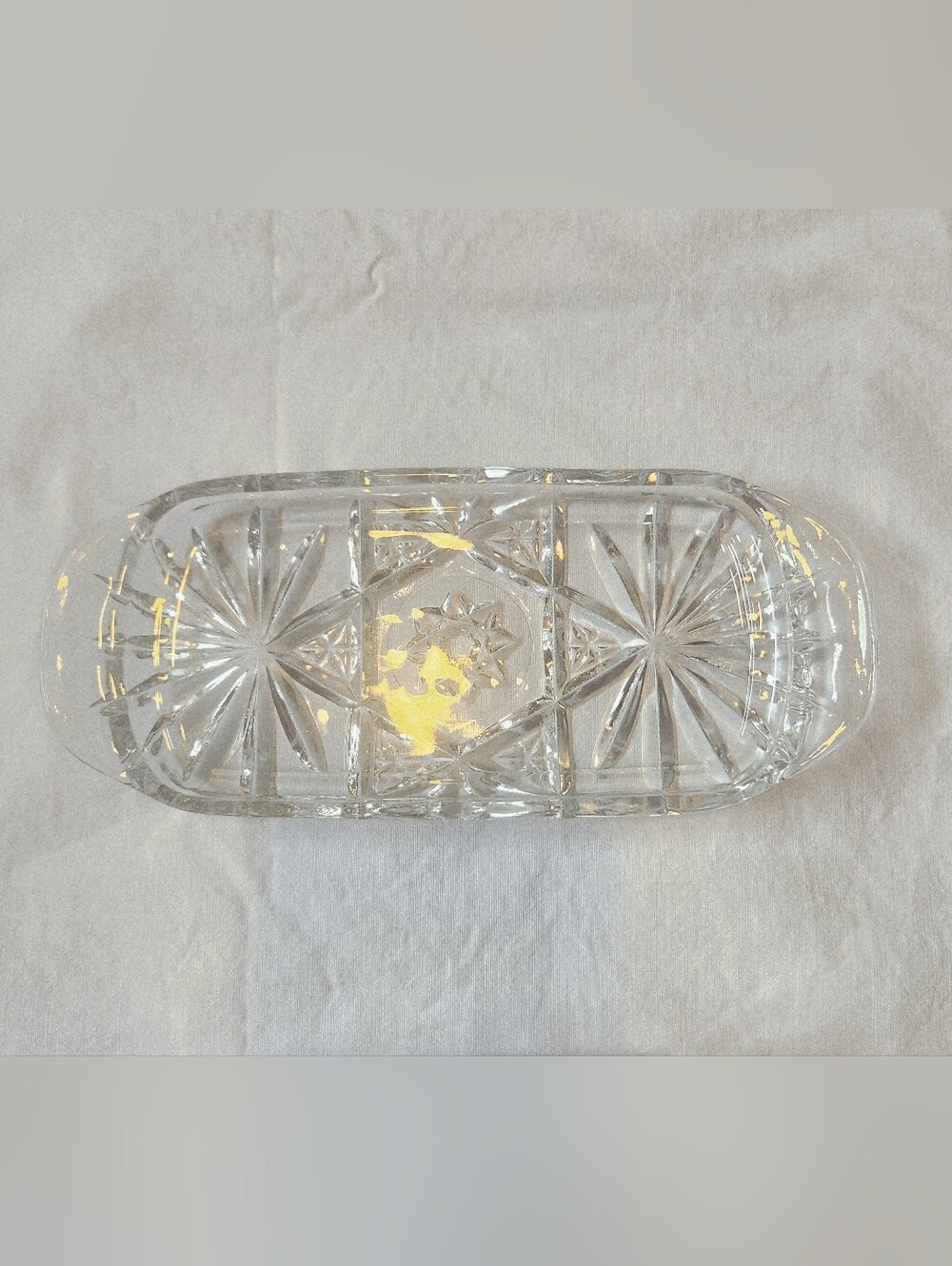 Vintage Anchor Hocking Clear Glass Butter Dish - Picture 5 of 7